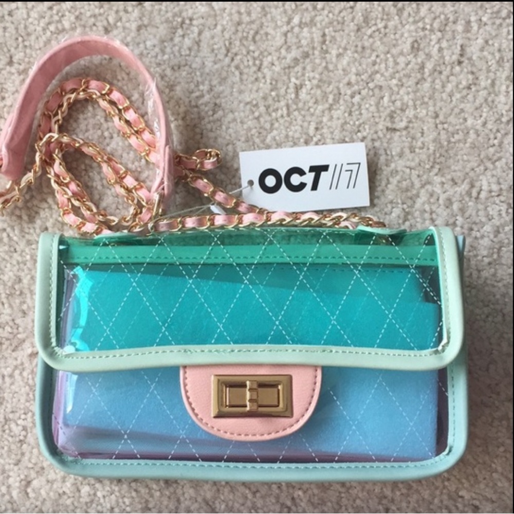 Colorful cross body bag new condition
